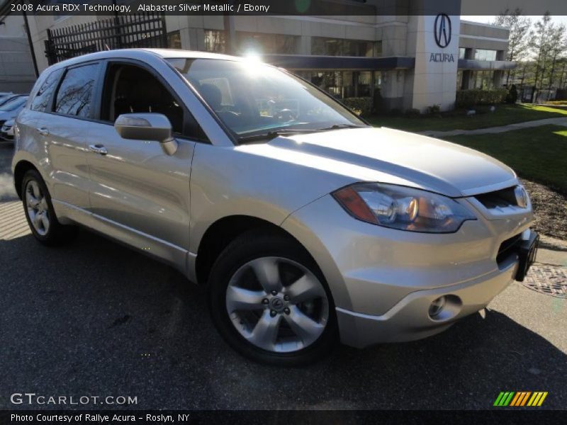 Alabaster Silver Metallic / Ebony 2008 Acura RDX Technology