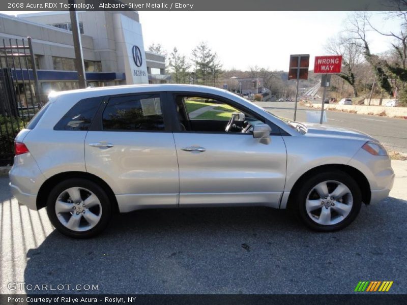 Alabaster Silver Metallic / Ebony 2008 Acura RDX Technology
