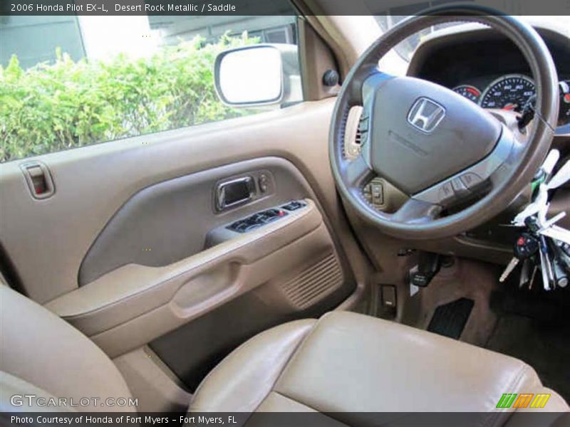 Desert Rock Metallic / Saddle 2006 Honda Pilot EX-L