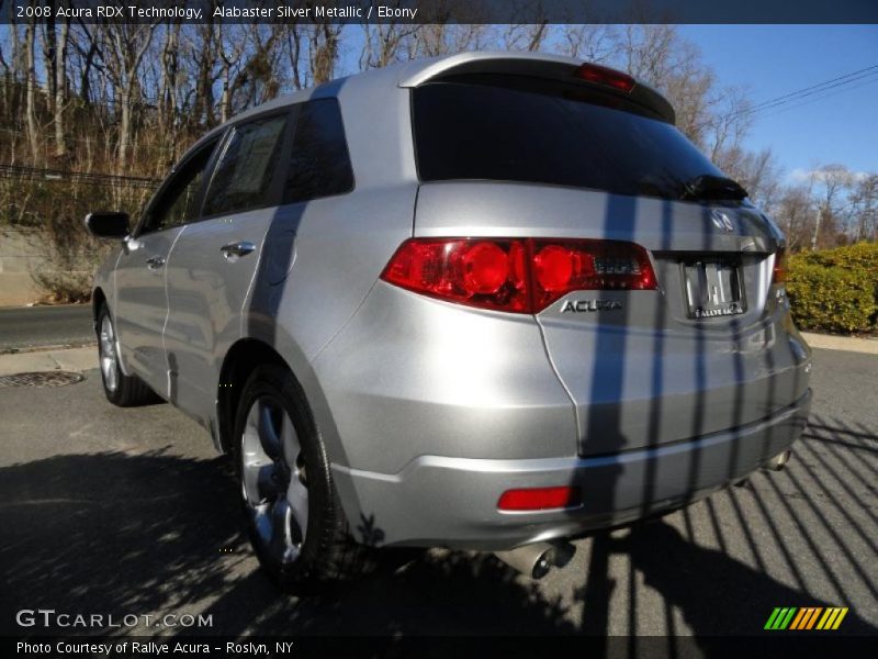 Alabaster Silver Metallic / Ebony 2008 Acura RDX Technology