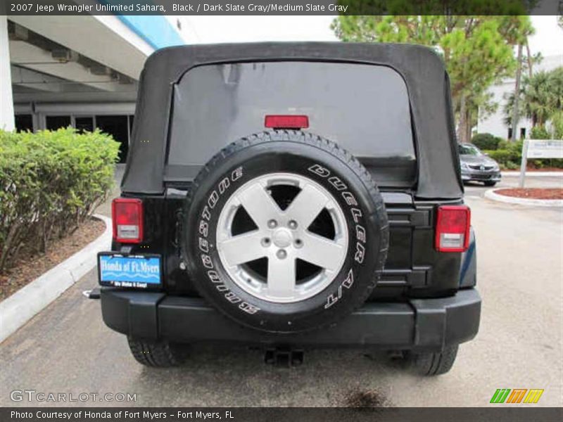 Black / Dark Slate Gray/Medium Slate Gray 2007 Jeep Wrangler Unlimited Sahara