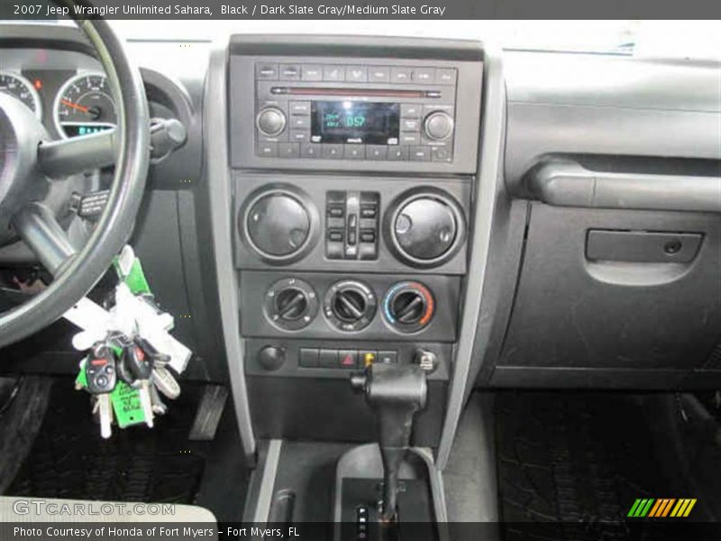 Black / Dark Slate Gray/Medium Slate Gray 2007 Jeep Wrangler Unlimited Sahara