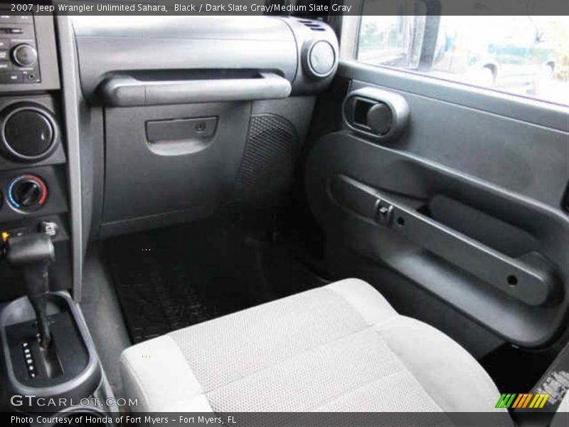 Black / Dark Slate Gray/Medium Slate Gray 2007 Jeep Wrangler Unlimited Sahara