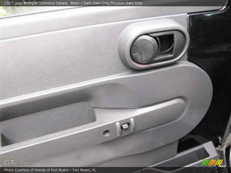 Black / Dark Slate Gray/Medium Slate Gray 2007 Jeep Wrangler Unlimited Sahara