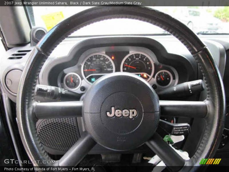 Black / Dark Slate Gray/Medium Slate Gray 2007 Jeep Wrangler Unlimited Sahara