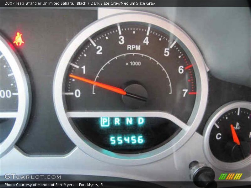 Black / Dark Slate Gray/Medium Slate Gray 2007 Jeep Wrangler Unlimited Sahara