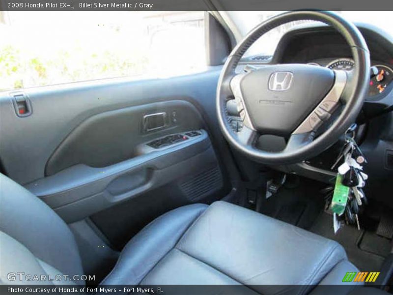 Billet Silver Metallic / Gray 2008 Honda Pilot EX-L