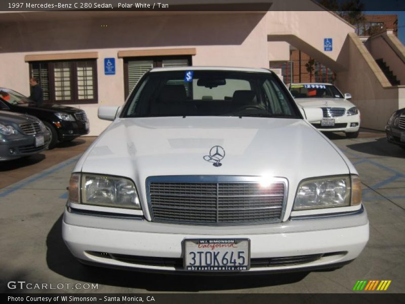 Polar White / Tan 1997 Mercedes-Benz C 280 Sedan