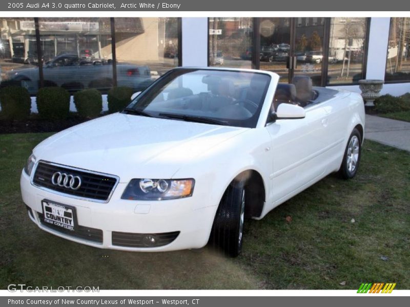 Arctic White / Ebony 2005 Audi A4 3.0 quattro Cabriolet