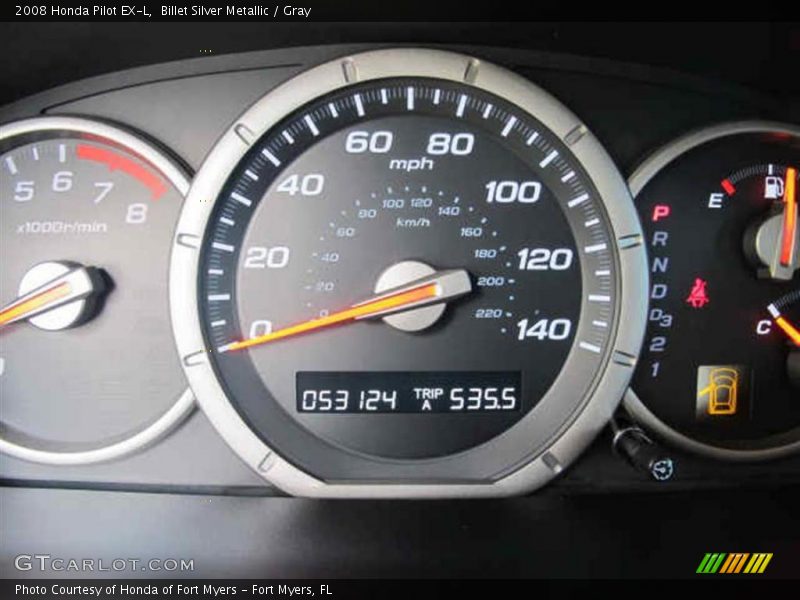 Billet Silver Metallic / Gray 2008 Honda Pilot EX-L
