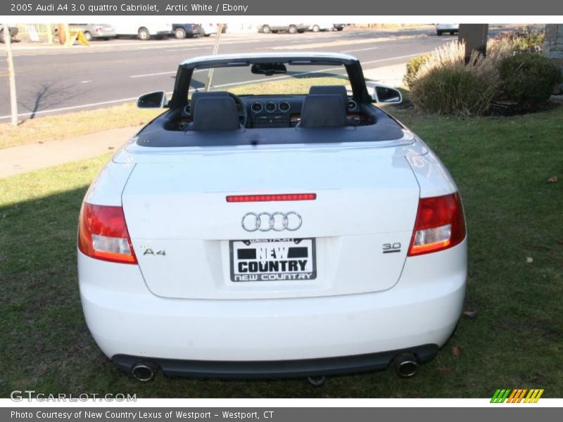 Arctic White / Ebony 2005 Audi A4 3.0 quattro Cabriolet