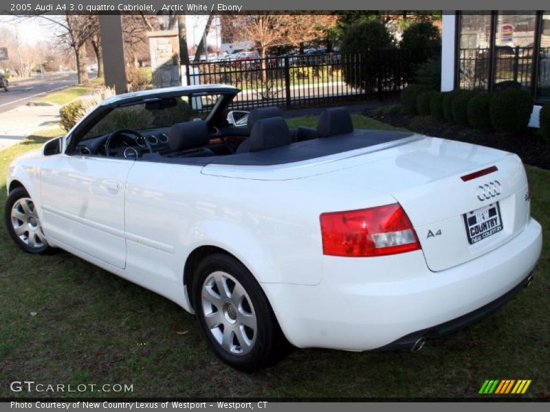 Arctic White / Ebony 2005 Audi A4 3.0 quattro Cabriolet