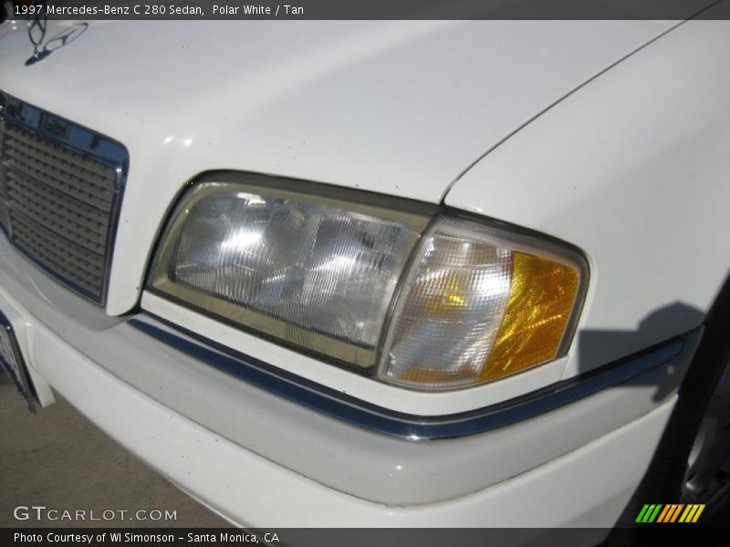 Polar White / Tan 1997 Mercedes-Benz C 280 Sedan