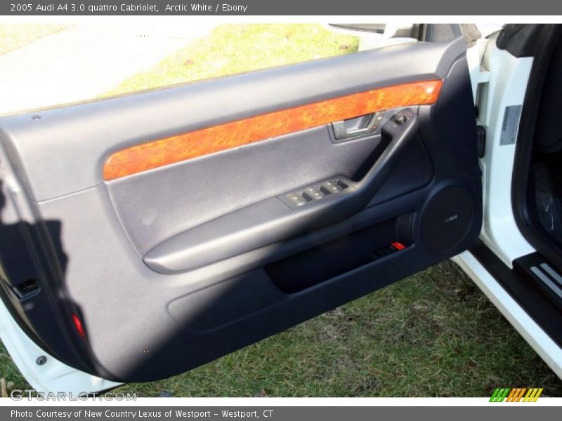 Arctic White / Ebony 2005 Audi A4 3.0 quattro Cabriolet
