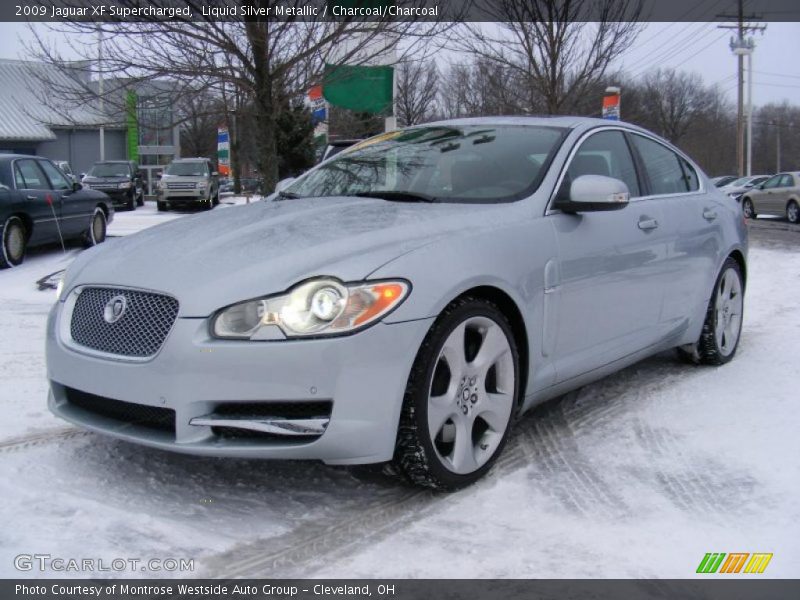 Liquid Silver Metallic / Charcoal/Charcoal 2009 Jaguar XF Supercharged