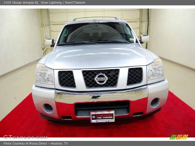 Silver Lightning / Steel/Titanium 2005 Nissan Armada SE
