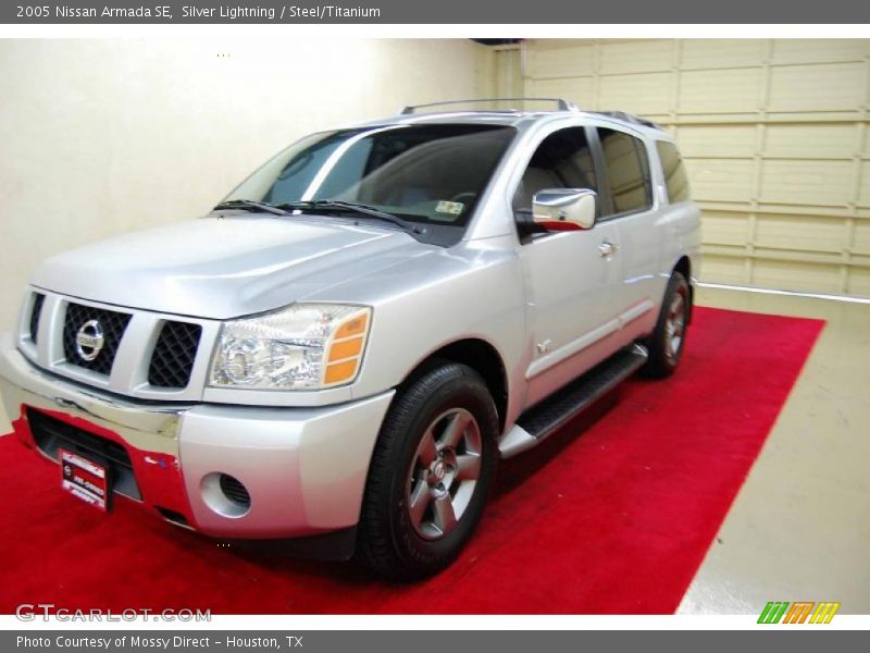 Silver Lightning / Steel/Titanium 2005 Nissan Armada SE