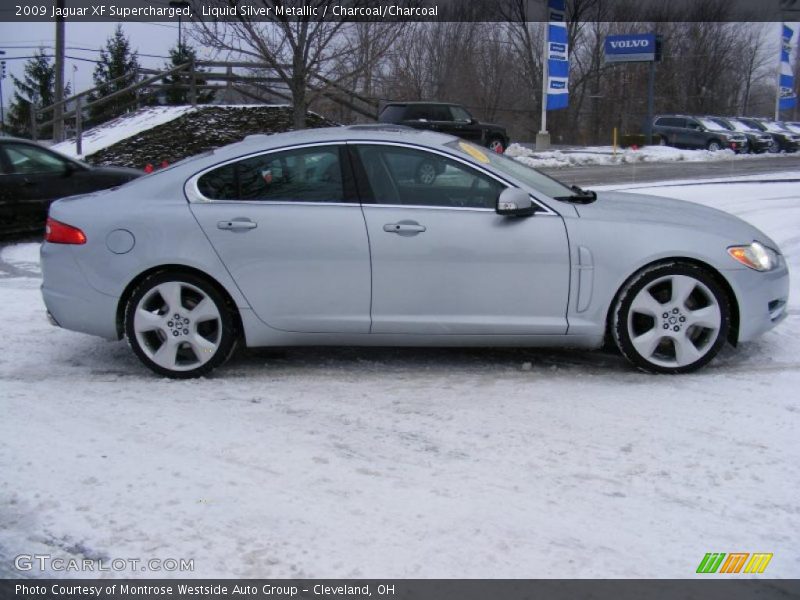 Liquid Silver Metallic / Charcoal/Charcoal 2009 Jaguar XF Supercharged