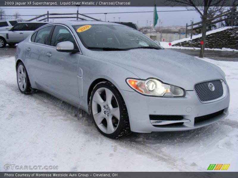 Liquid Silver Metallic / Charcoal/Charcoal 2009 Jaguar XF Supercharged