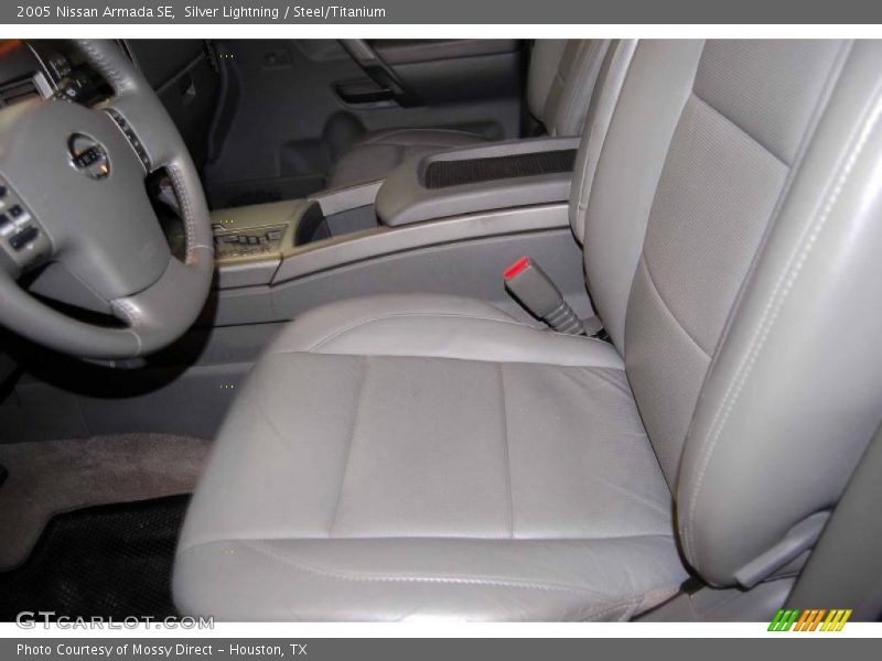 Silver Lightning / Steel/Titanium 2005 Nissan Armada SE