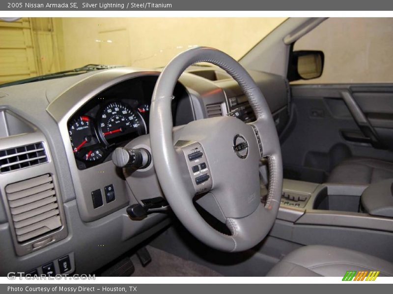 Silver Lightning / Steel/Titanium 2005 Nissan Armada SE