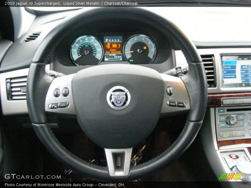 Liquid Silver Metallic / Charcoal/Charcoal 2009 Jaguar XF Supercharged