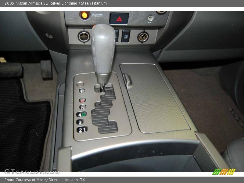 Silver Lightning / Steel/Titanium 2005 Nissan Armada SE