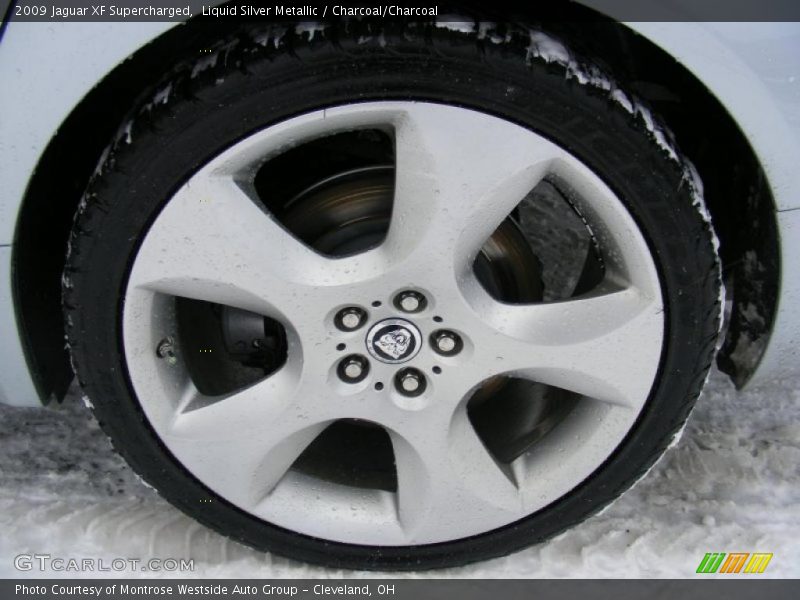 Liquid Silver Metallic / Charcoal/Charcoal 2009 Jaguar XF Supercharged