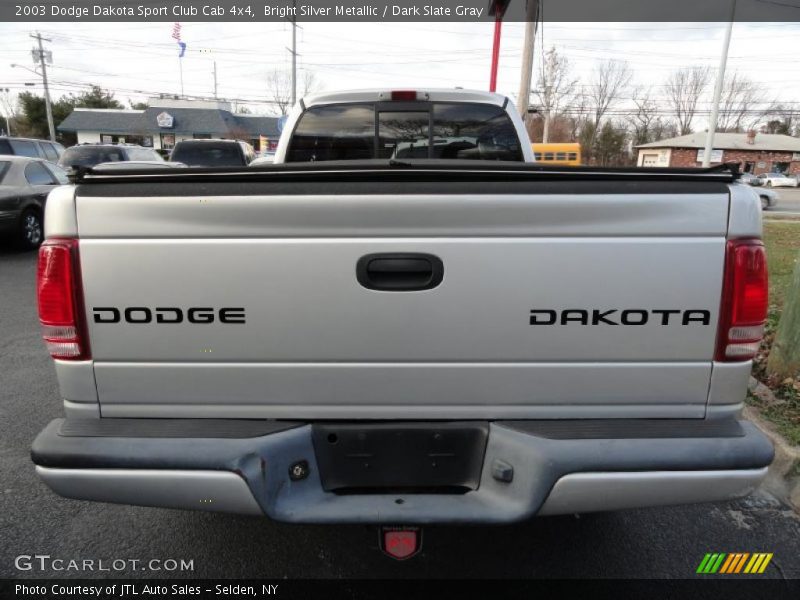 Bright Silver Metallic / Dark Slate Gray 2003 Dodge Dakota Sport Club Cab 4x4