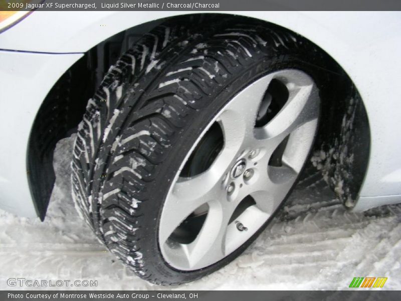 Liquid Silver Metallic / Charcoal/Charcoal 2009 Jaguar XF Supercharged
