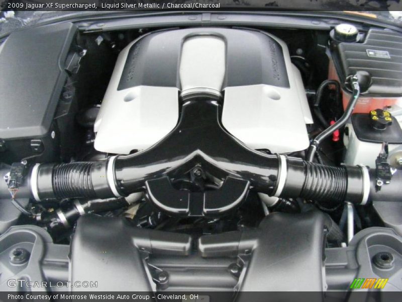 Liquid Silver Metallic / Charcoal/Charcoal 2009 Jaguar XF Supercharged