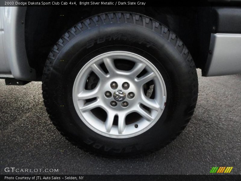  2003 Dakota Sport Club Cab 4x4 Wheel