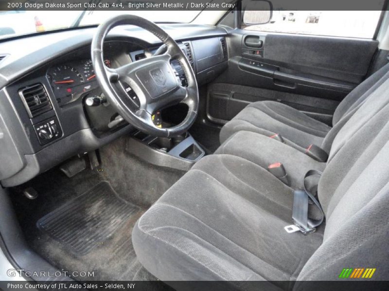 Dark Slate Gray Interior - 2003 Dakota Sport Club Cab 4x4 