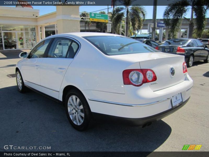 Candy White / Black 2008 Volkswagen Passat Turbo Sedan