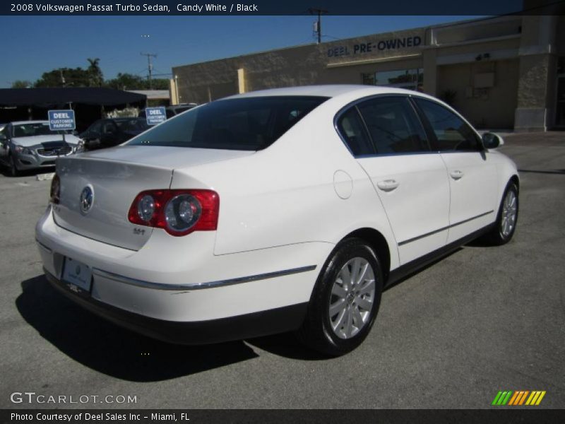 Candy White / Black 2008 Volkswagen Passat Turbo Sedan