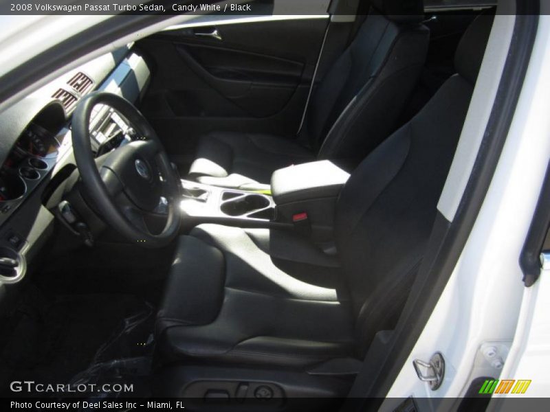 Candy White / Black 2008 Volkswagen Passat Turbo Sedan