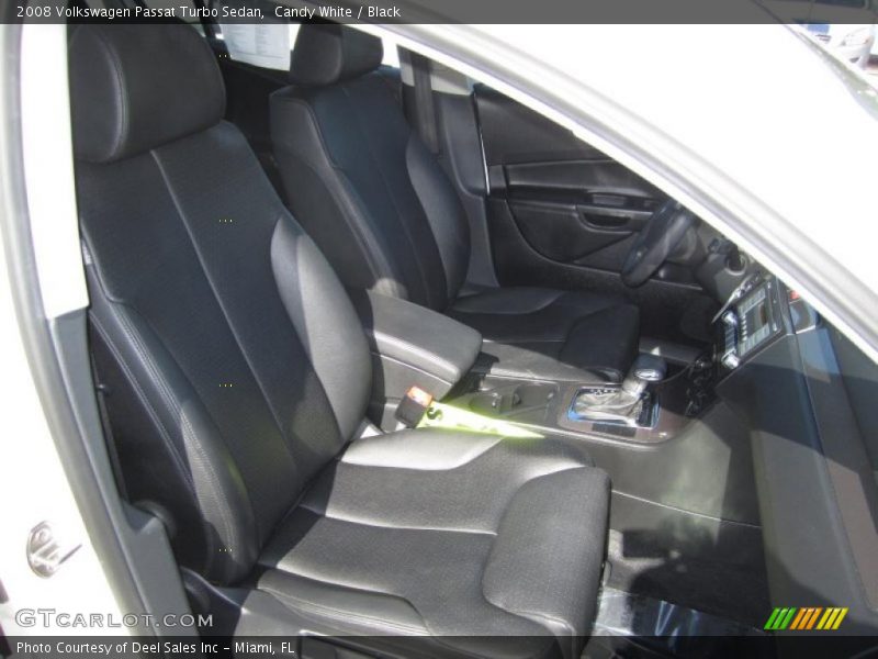 Candy White / Black 2008 Volkswagen Passat Turbo Sedan