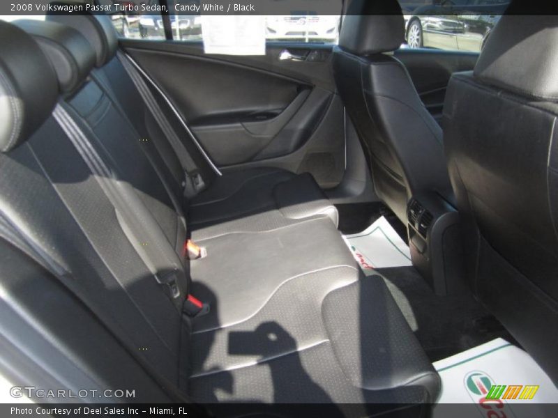 Candy White / Black 2008 Volkswagen Passat Turbo Sedan