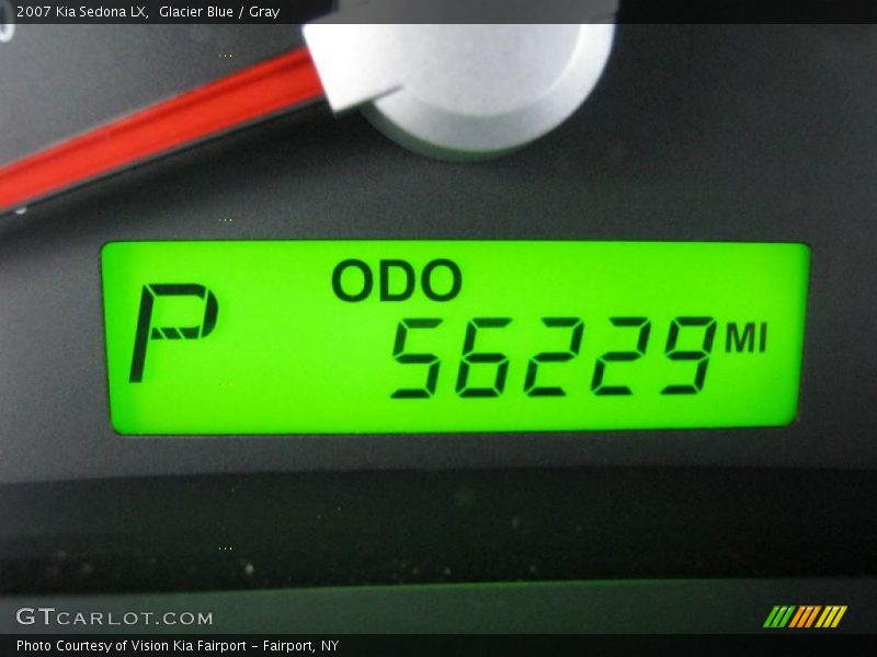 Glacier Blue / Gray 2007 Kia Sedona LX