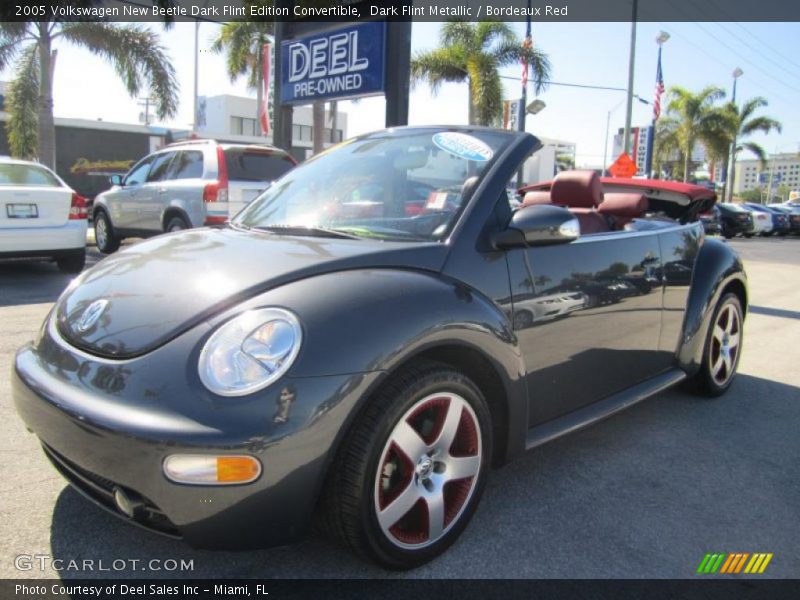 Dark Flint Metallic / Bordeaux Red 2005 Volkswagen New Beetle Dark Flint Edition Convertible