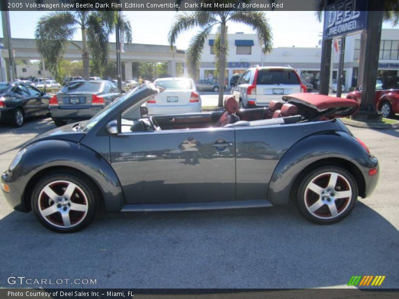 Dark Flint Metallic / Bordeaux Red 2005 Volkswagen New Beetle Dark Flint Edition Convertible
