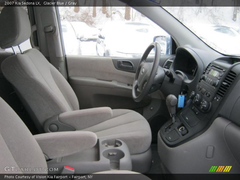  2007 Sedona LX Gray Interior