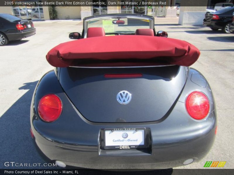 Dark Flint Metallic / Bordeaux Red 2005 Volkswagen New Beetle Dark Flint Edition Convertible