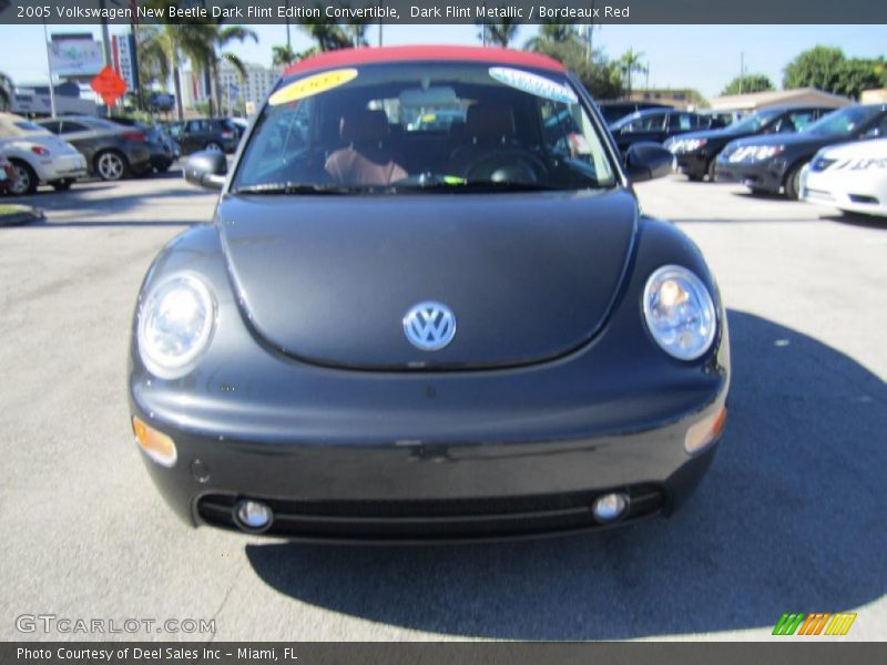 Dark Flint Metallic / Bordeaux Red 2005 Volkswagen New Beetle Dark Flint Edition Convertible