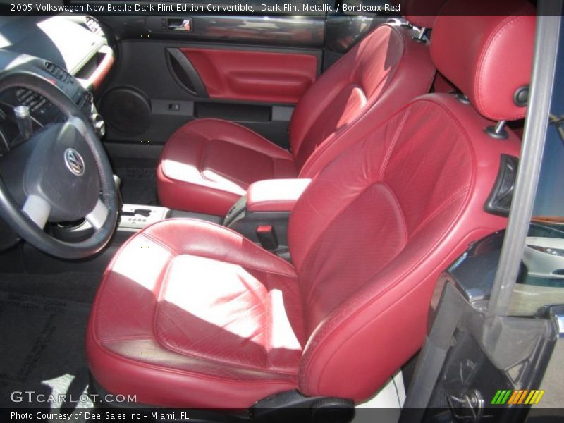 Dark Flint Metallic / Bordeaux Red 2005 Volkswagen New Beetle Dark Flint Edition Convertible