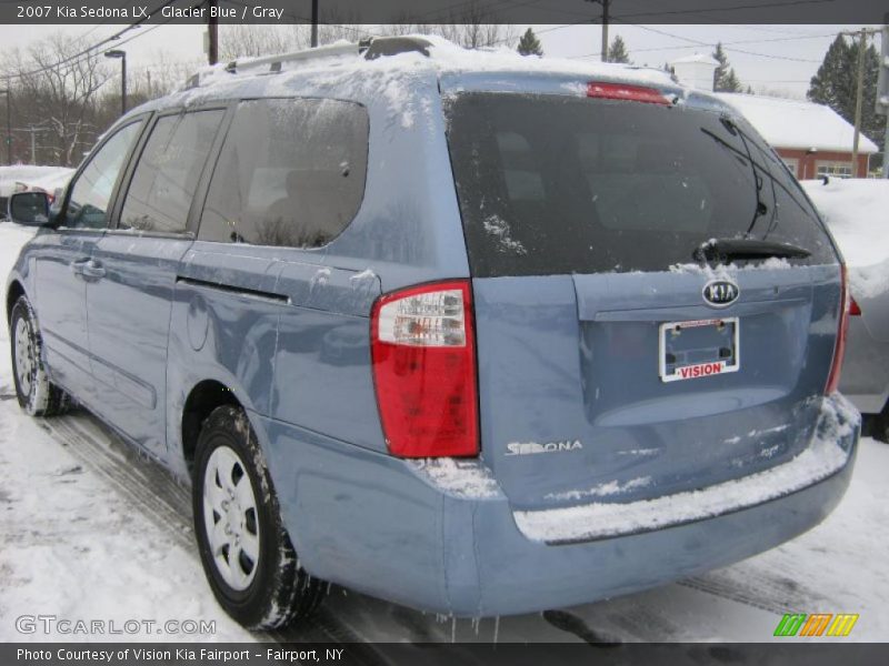 Glacier Blue / Gray 2007 Kia Sedona LX