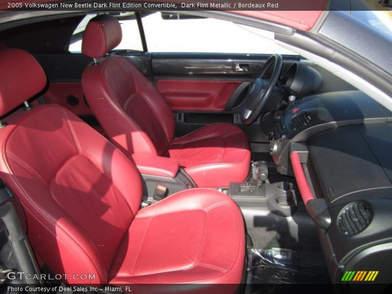 Dark Flint Metallic / Bordeaux Red 2005 Volkswagen New Beetle Dark Flint Edition Convertible