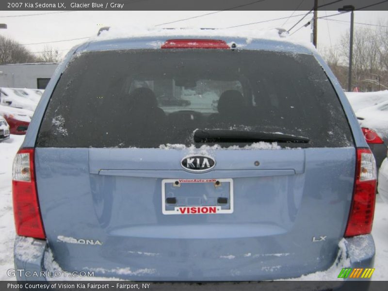 Glacier Blue / Gray 2007 Kia Sedona LX