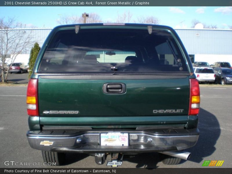 Forest Green Metallic / Graphite 2001 Chevrolet Silverado 2500HD LS Crew Cab 4x4