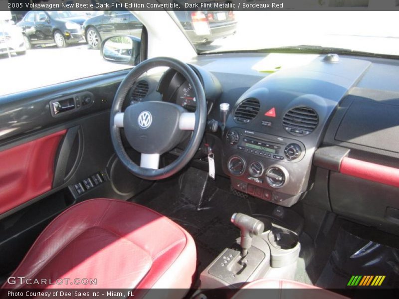 Dark Flint Metallic / Bordeaux Red 2005 Volkswagen New Beetle Dark Flint Edition Convertible